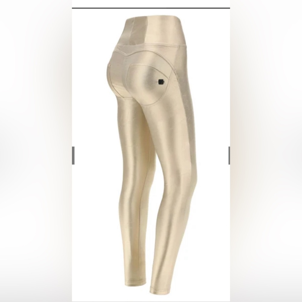 New Freddy jeans WR.Up gold stretch small high waist 7/8 length sexy scrunch